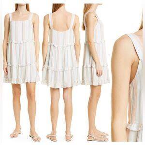 Reiss sandy linen blend shift mini dress size Medium and large, NWT